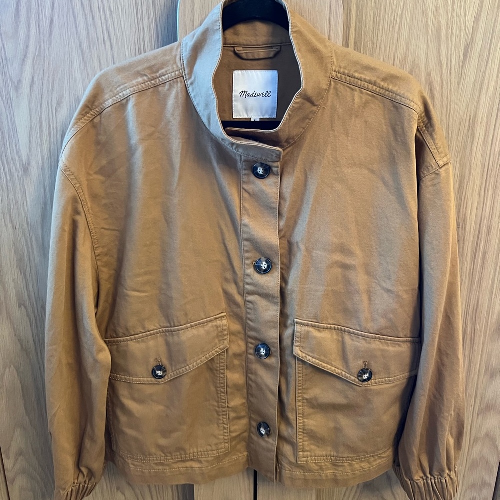 Madewell Utility Jacket in Tan